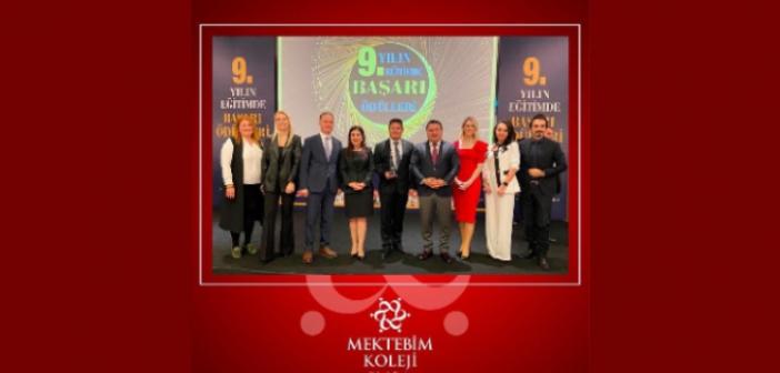Mektebim Koleji'ne Yılın Eğitimde Türkiye Markası ödülü