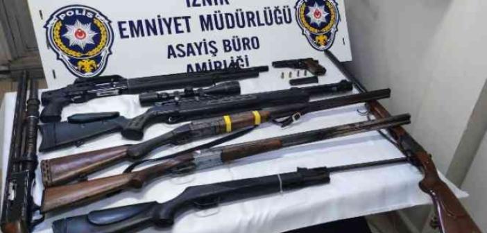 Bursa’da çok sayıda ruhsatsız silah ele geçirildi