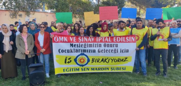 Eğitim Sen önce yürüyüş, sonra açıklama yaptı