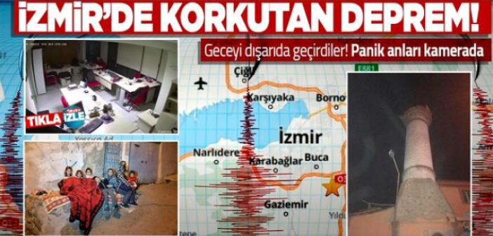 Geçmiş Olsun İzmir! 4.9 büyüklüğünde deprem Çevre illerden de hissedildi