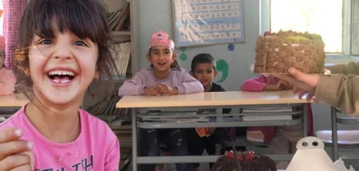 İlk defa pasta ile tanışan öğrencilerin Mutluluk hikayesi