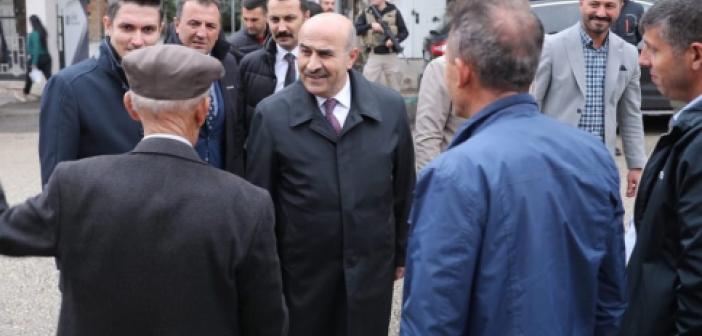 Mardin Valisi Demirtaş, Derik ilçesinde incelemelerde bulundu