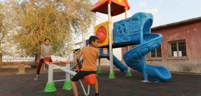 "Her Köye Çocuk Parkı Projesi" kapsamında 84 çocuk oyun grubu kuruldu