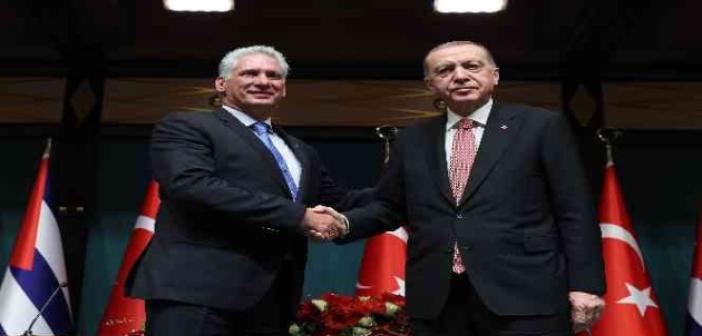 Cumhurbaşkanı Erdoğan: 'Küba ile ticaret hacmimizi 200 milyon dolara çıkarma kararlılığımızı teyit ettik'