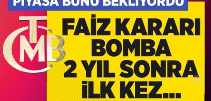 Merkez Bankası faizde yeniden indirime gitti