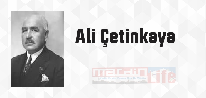 Ali Çetinkaya kimdir? Ali Çetinkaya kitapları ve sözleri
