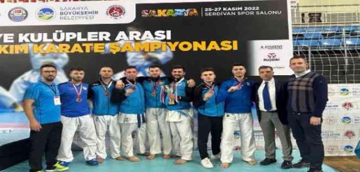 Büyükşehir Karate Takımı, Şampiyonayı üçüncü tamamladı