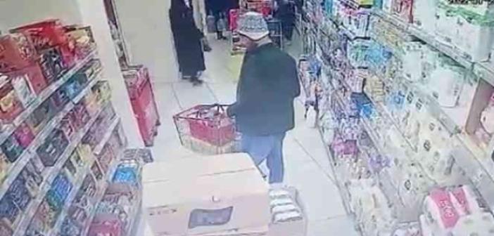 Sarıyer’deki market hırsızı, güvenlik kamerasına yansıdı