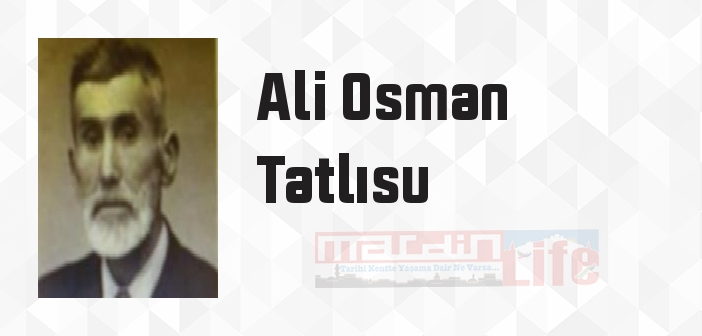 Esmaü-l Hüsna Şerhi - Ali Osman Tatlısu Kitap özeti, konusu ve incelemesi