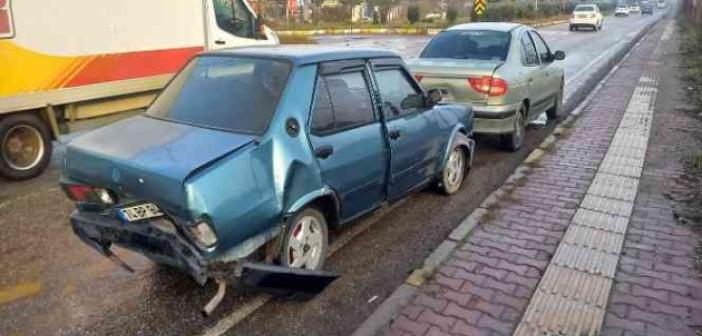 Zonguldak’ta zincirleme trafik kazası: 1 yaralı