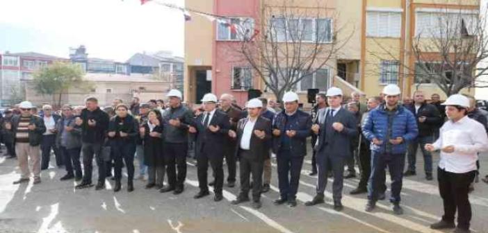 Tuzcumurat mahalle evi temeli atıldı