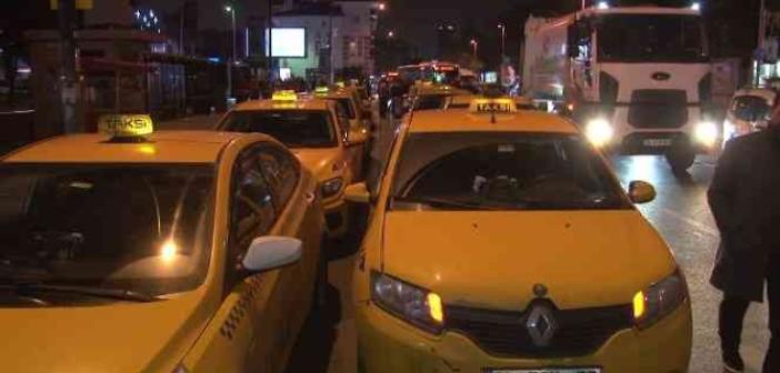 İstanbul’da taksicilerde ’kötü izlenim’e tepki eylemi