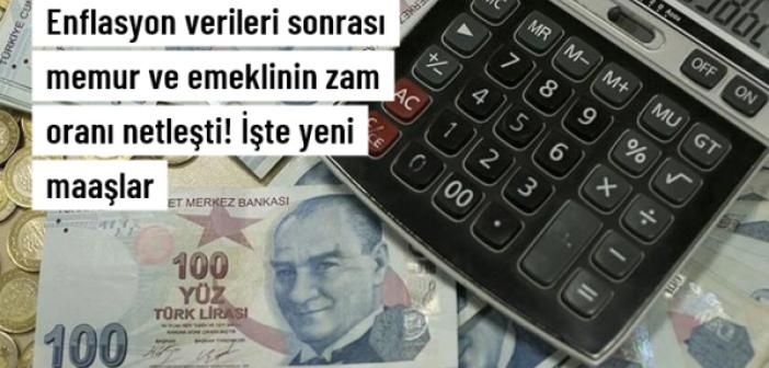 Memur ve emeklinin zam oranı netleşti! İşte zamlı yeni maaşlar