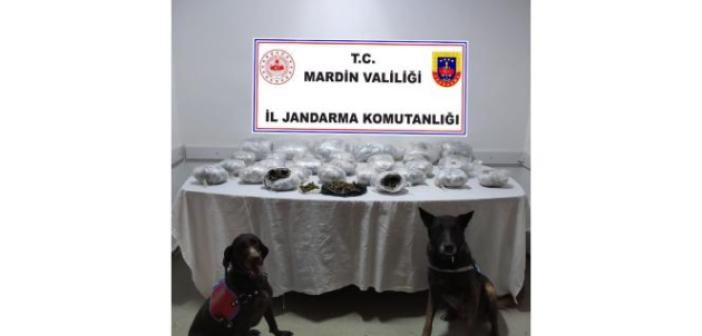 Mardin’de ele geçirilen 22 kilo uyuşturucuya 3 tutuklama
