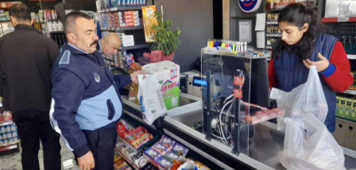Zabıtadan üç harfli marketlere denetim