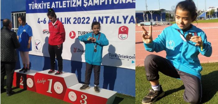 Mardinli Özel Sporcu 5 ülke arasında 3.'üncü oldu