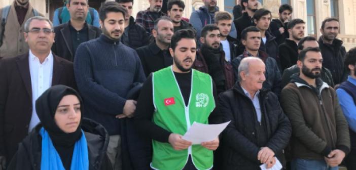 Uygur Türklerine yapılan zulüm Mardin'de Telin edildi