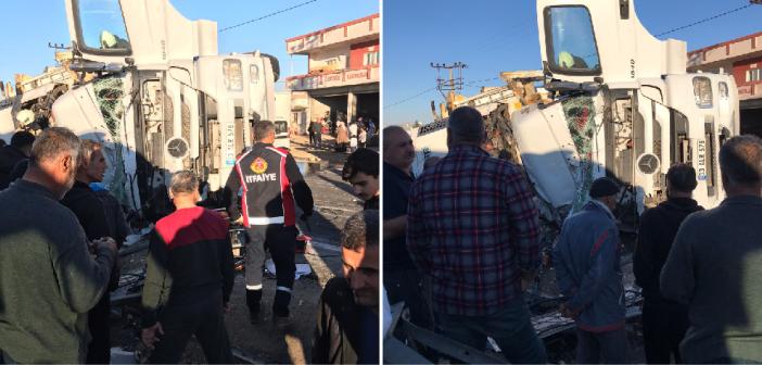 Nusaybin'de trafik kazası, 1 ölü, 1 yaralı