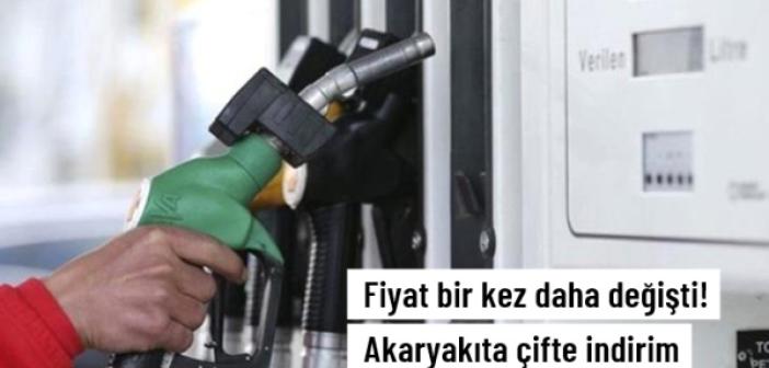 Fiyat bir kez daha değişti! Akaryakıta çifte indirim