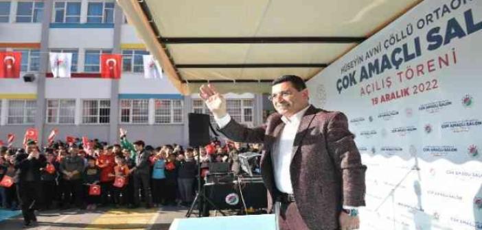 Kepez’den Hüseyin Avni Çöllü Ortaokulu’na Çok Amaçlı Salon