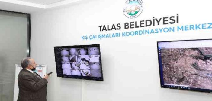 Talas’ta kış mesaisi başladı