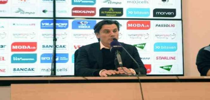 Vincenzo Montella: 'Zor şartlar altında galip gelmekten dolayı çok mutluyum”