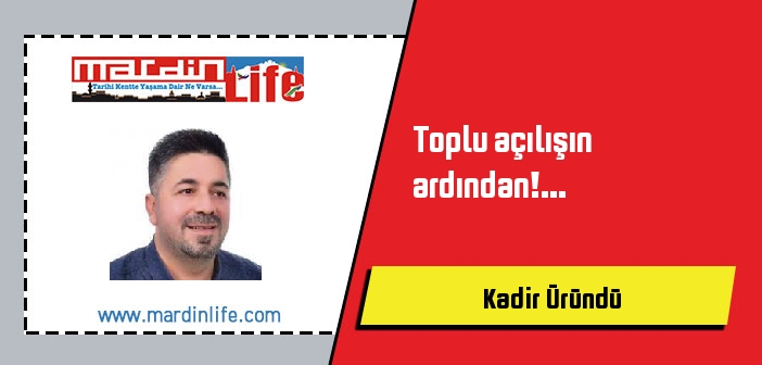 Toplu açılışın ardından!...