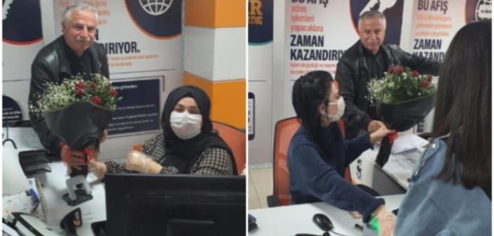 Nüfus Müdürlüğü personeli teşekkür ziyareti