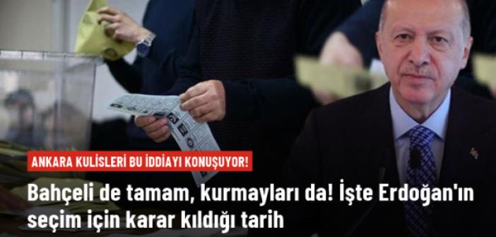 Seçim tarihi kesinleşti gibi! Kulisler bu iddiayı konuşuyor...