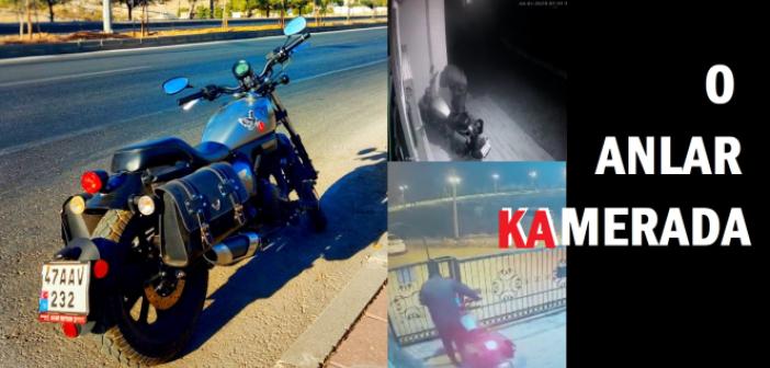 O anlar kamerada! 100 bin TL'lik motosikleti 5 saniyede çaldı
