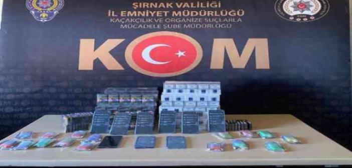 Şırnak’ta kaçakçılık ve asayiş operasyonu: 62 gözaltı
