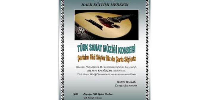 Köyceğiz’de Türk Sanat Müziği Korosu konser verecek