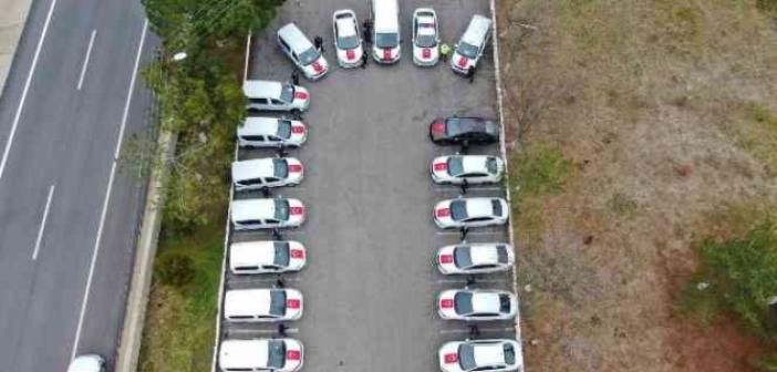 Kırklareli polisine 18 yeni araç