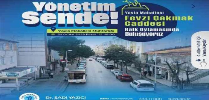 Tuzla’daki 3 caddenin nasıl kullanılacağına vatandaşlar karar verecek