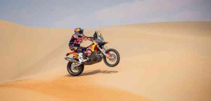 2023 Dakar Rallisi’nde motosiklette şampiyon Kevin Benavides