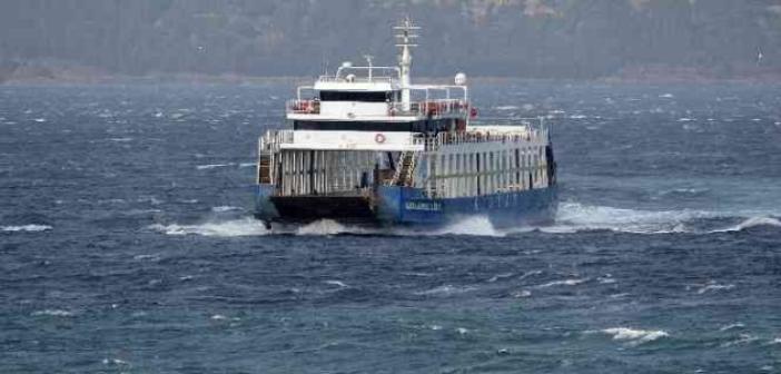 Çanakkale-Eceabat hattında saat 16.00’daki feribot seferi karşılıklı olarak iptal edildi