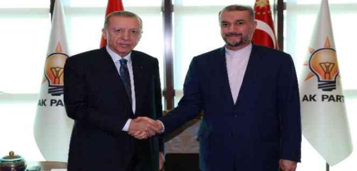 Cumhurbaşkanı Erdoğan, İran Dışişleri Bakanı Hüseyin Emir Abdullahiyan’ı kabul etti.