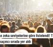 100 ülke zeka seviyelerine göre listelendi! Türkiye bakın kaçıncı sırada yer aldı