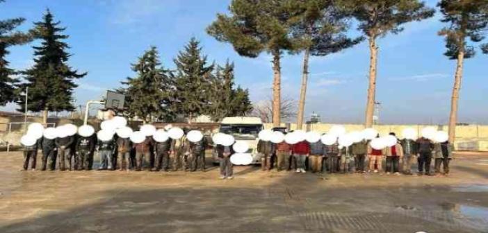 Kilis’te 48 kaçak göçmen yakalandı
