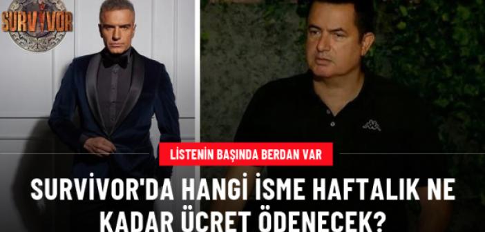 Survivor '2023'de hangi yarışmacı ne kadar ücret alacak? Listenin başında Berdan Mardini var