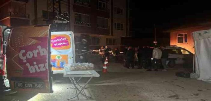 Ankara’da bina girişinde göçük meydana geldi, 19 daire tahliye edildi
