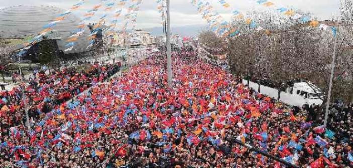 Cumhurbaşkanı Erdoğan’ın mitingi için yollara düzenleme