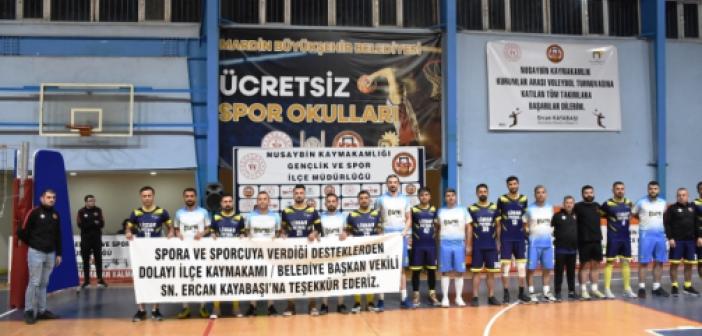 Nusaybin Kaymakamlığı Kurumlar Arası Voleybol Turnuvası sona erdi