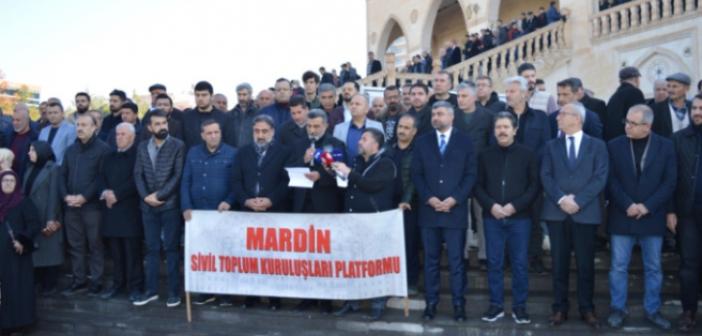 Mardin STK Platformu Duhoklu 5 kişinin öldürülmesine kınama 