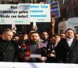 AK Parti Gençlik Kolları ve TÜGVA’dan İsveç Büyükelçiliği önünde protesto