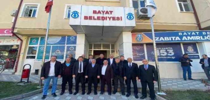 Cumhur İttifakı belediye başkanları Bayat’ta buluştu