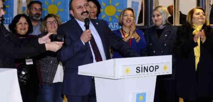 İYİ Parti Sinop İl Başkanlığı’nda koltuk değişimi