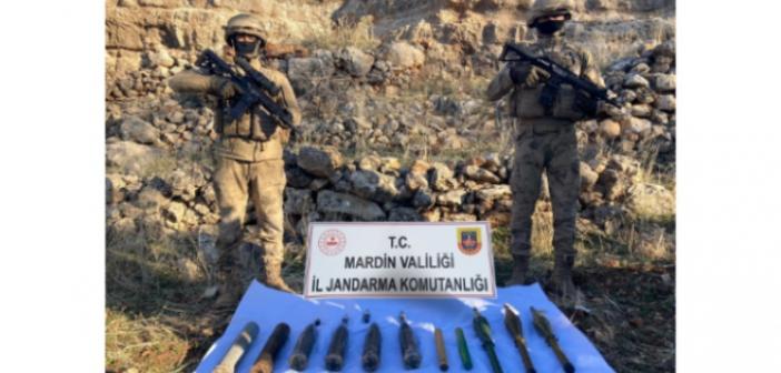 Nusaybin kırsalında çok sayıda mühimmat ele geçirildi