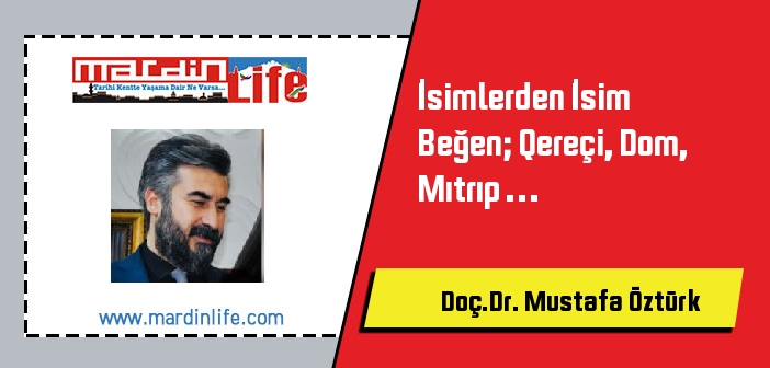 İsimlerden İsim Beğen; Qereçi, Dom,  Mıtrıp …