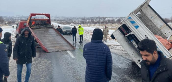 Aman Dikkat! Buzlanma kazaya neden oldu